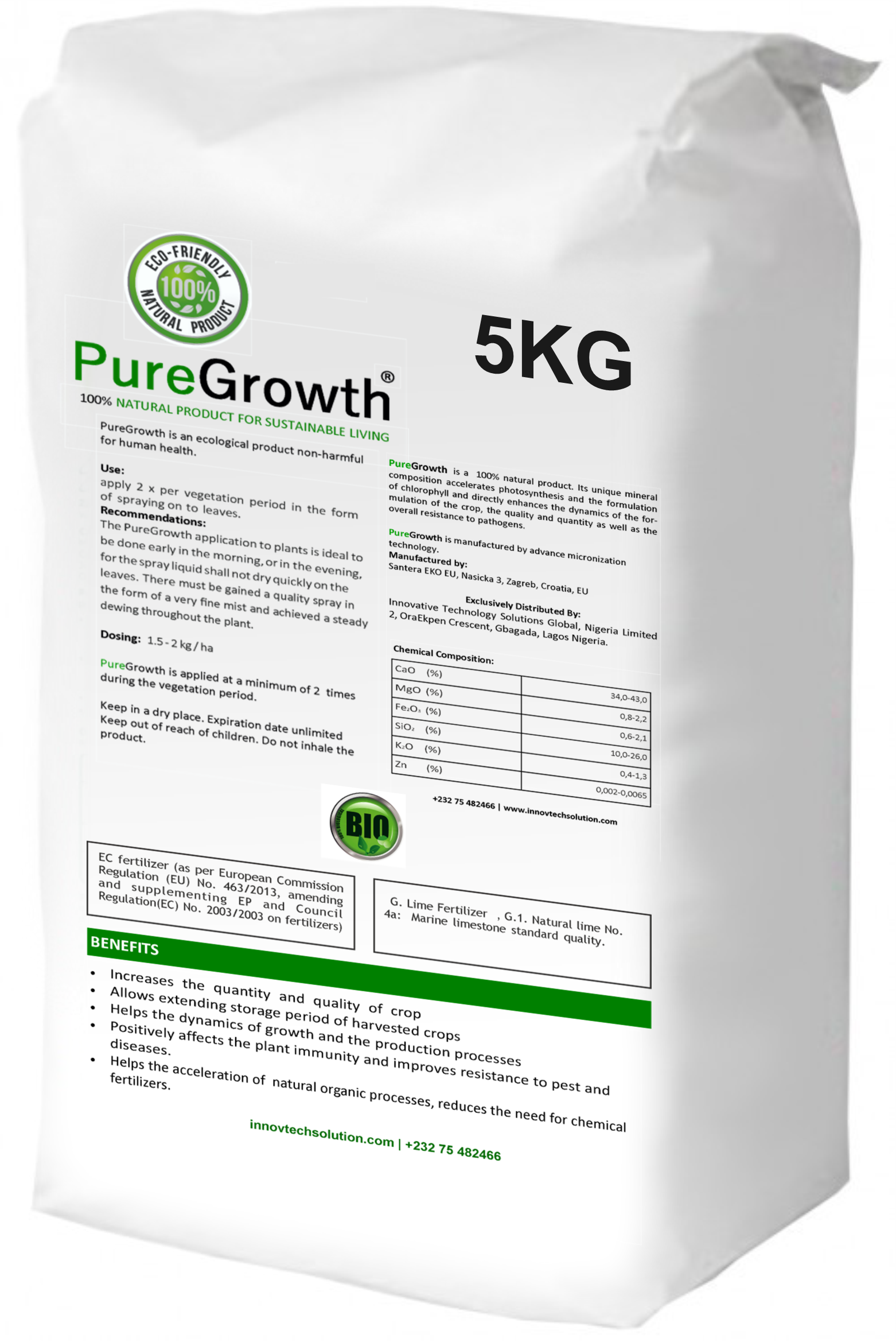 Pure Growth Organic Fertilizer